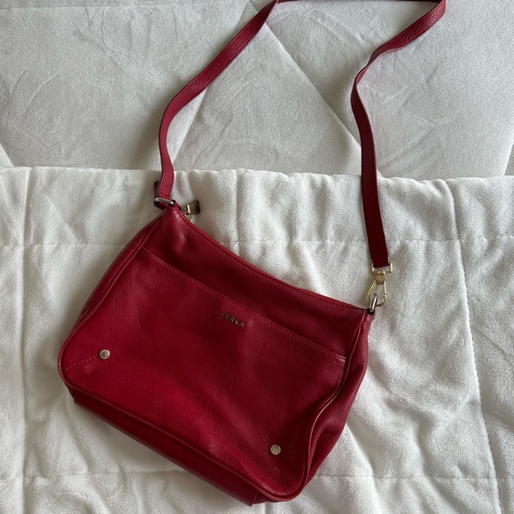 Furla Red Crossbody Purse - Picture 2 of 7